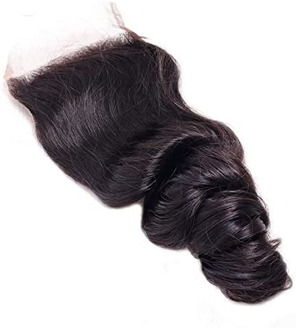 10A Closure 4X4 Free Part Loose Wave Remy Hair Extensions. - Ramas Hair And Beauty