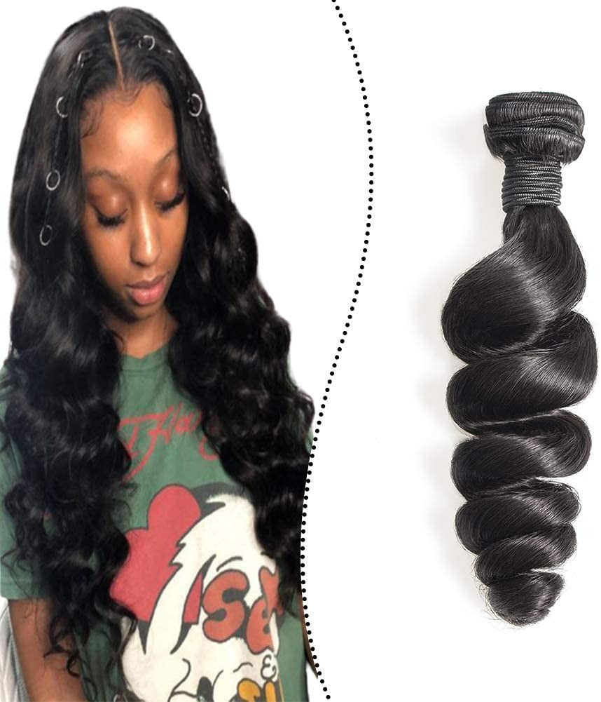 10A Loose Wave Remy Human Hair Extensions. 1PC - Ramas Hair And Beauty