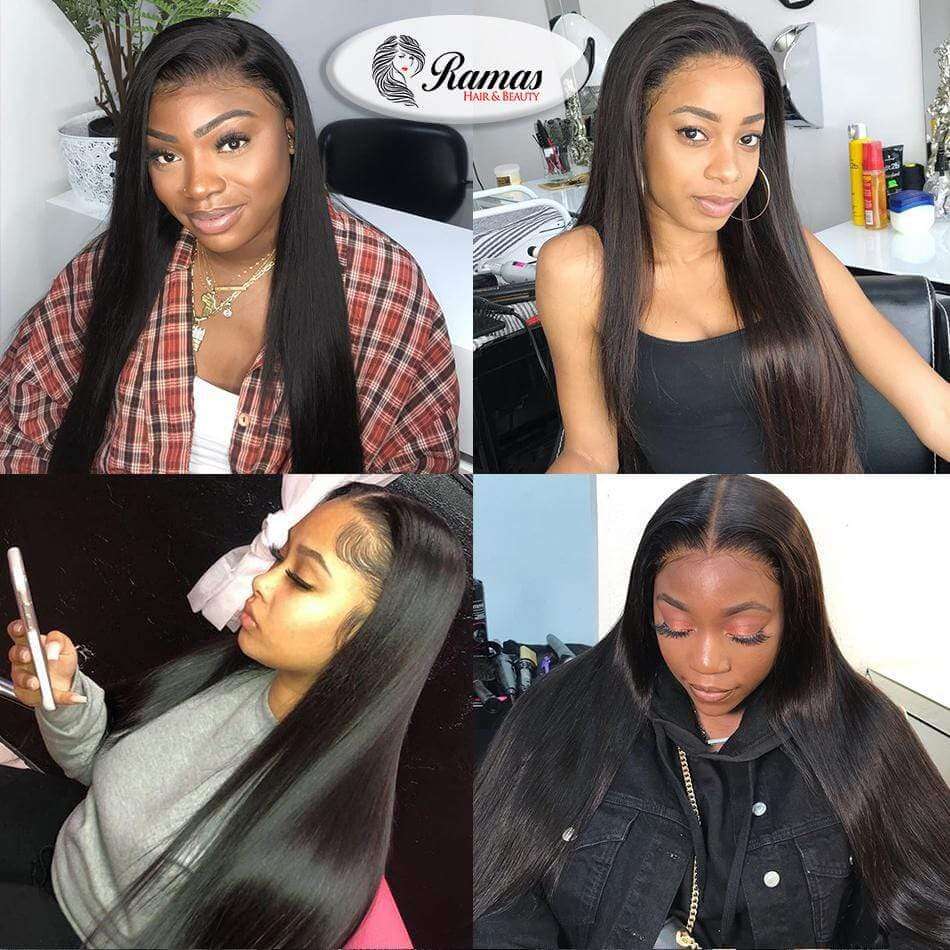 9A Straight Non Remy Human Hair Extensions. 1PC - Ramas Hair And Beauty