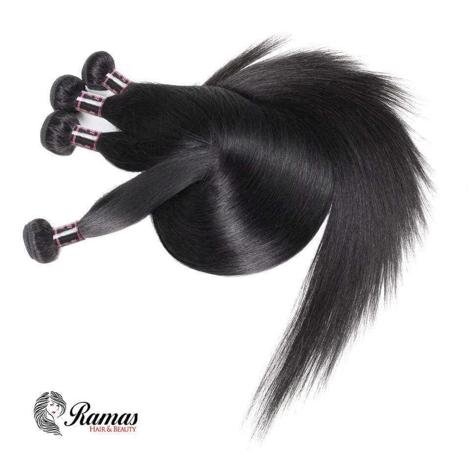 10A Straight Remy Human Hair Extensions. 1PC - Ramas Hair And Beauty