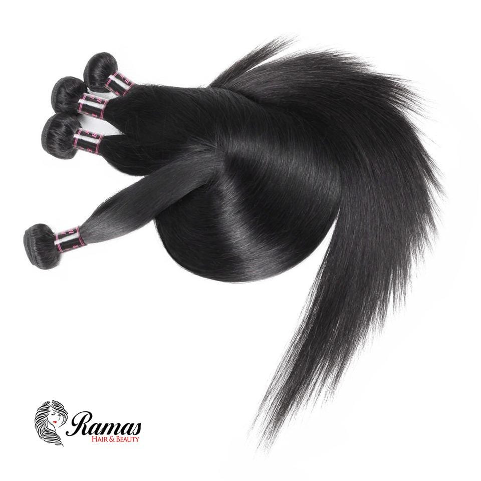 9A Straight Non Remy Human Hair Extensions. 1PC - Ramas Hair And Beauty