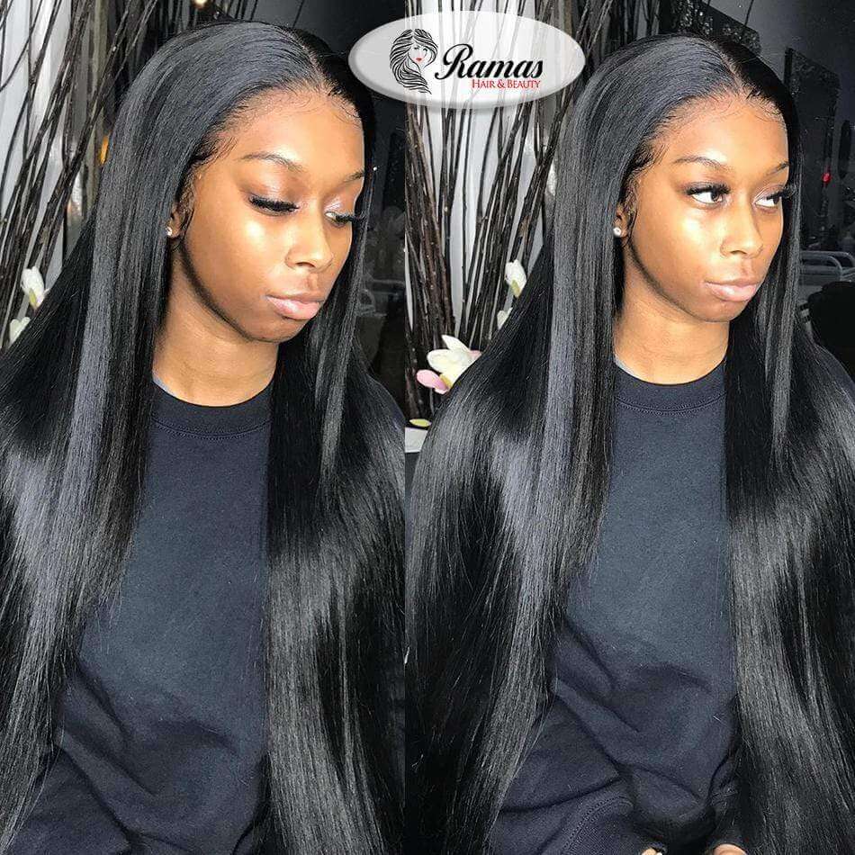 12A Straight Virgin Human Hair Extensions. 1PC - Ramas Hair And Beauty