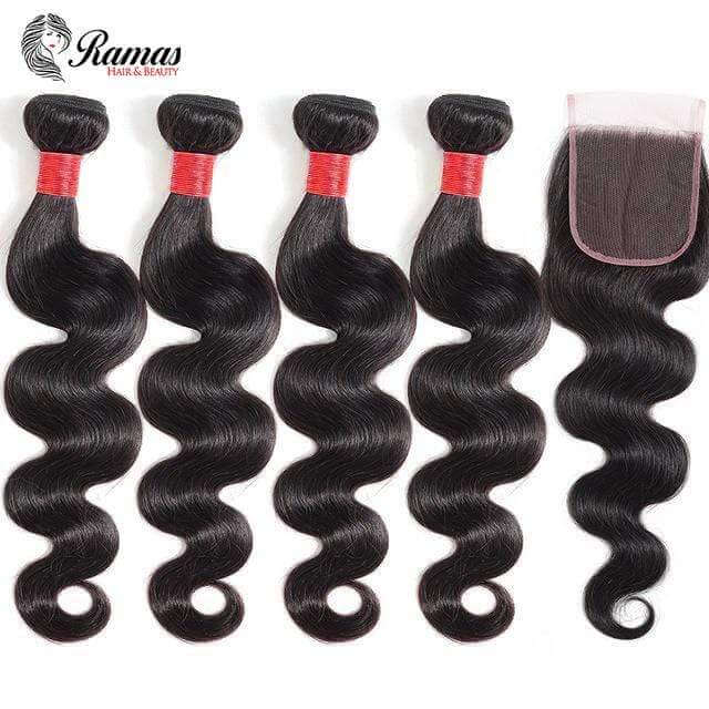 9A Body Wave Non Remy Human Hair Extensions. 1PC - Ramas Hair And Beauty