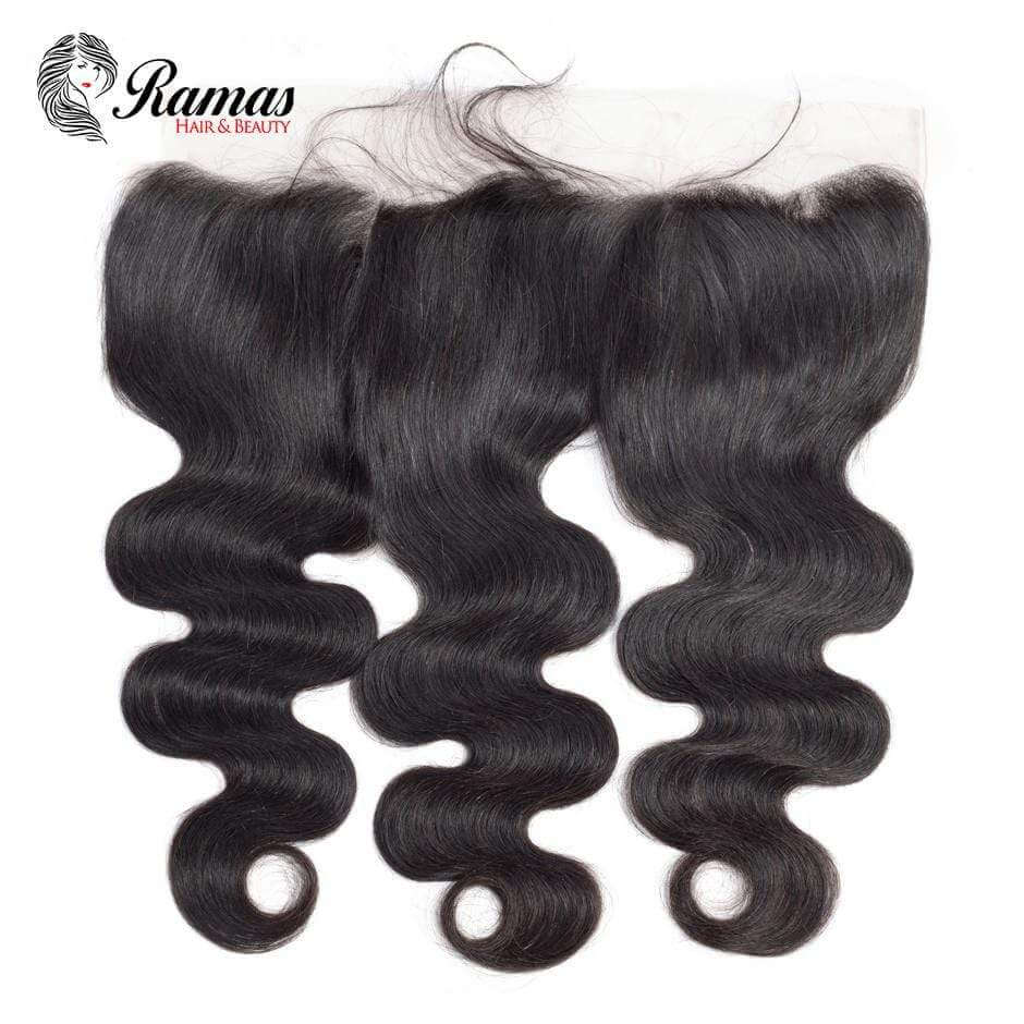 12A Frontal 13X4 Free Part Body Wave Virgin Hair Extensions. - Ramas Hair And Beauty