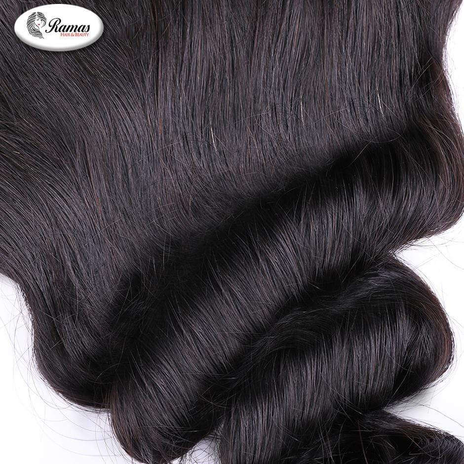 12A Frontal 13X4 Free Part Loose Wave Virgin Hair Extensions. - Ramas Hair And Beauty
