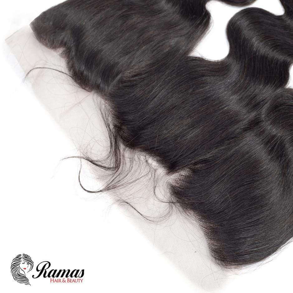 12A Frontal 13X4 Free Part Body Wave Virgin Hair Extensions. - Ramas Hair And Beauty