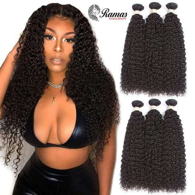 12A Deep Wave Virgin Human Hair Extensions. 1PC - Ramas Hair And Beauty