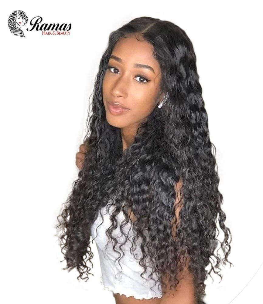 9A Bundle Deep Wave Non Remy Hair Extensions. 1PC - Ramas Hair And Beauty