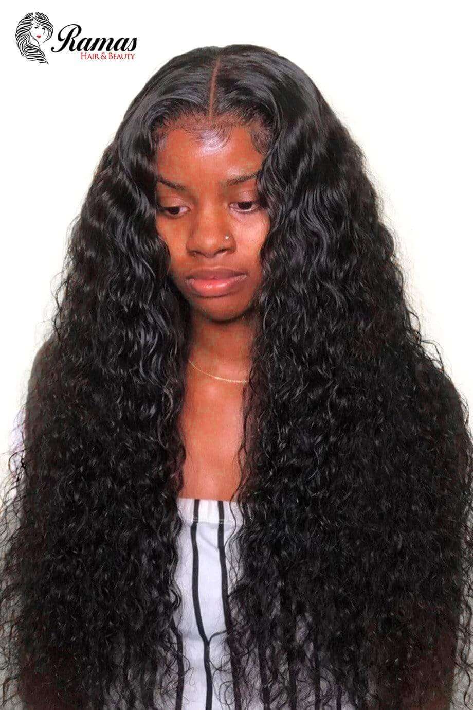 9A Bundle Deep Wave Non Remy Hair Extensions. 1PC - Ramas Hair And Beauty