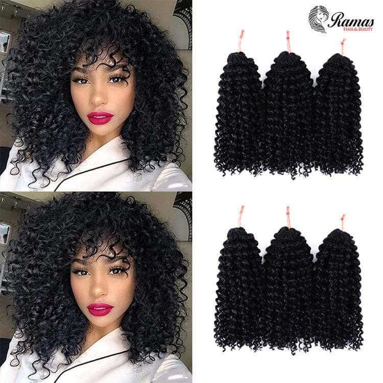 12A Kinky Curl Virgin Human Hair Extensions. 1PC - Ramas Hair And Beauty