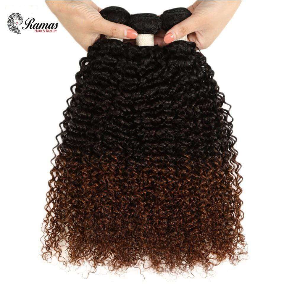 10A Kinky Curl Remy Human Hair Extensions. 1PC - Ramas Hair And Beauty
