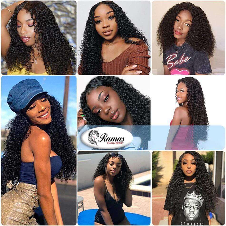 12A Kinky Curl Virgin Human Hair Extensions. 1PC - Ramas Hair And Beauty