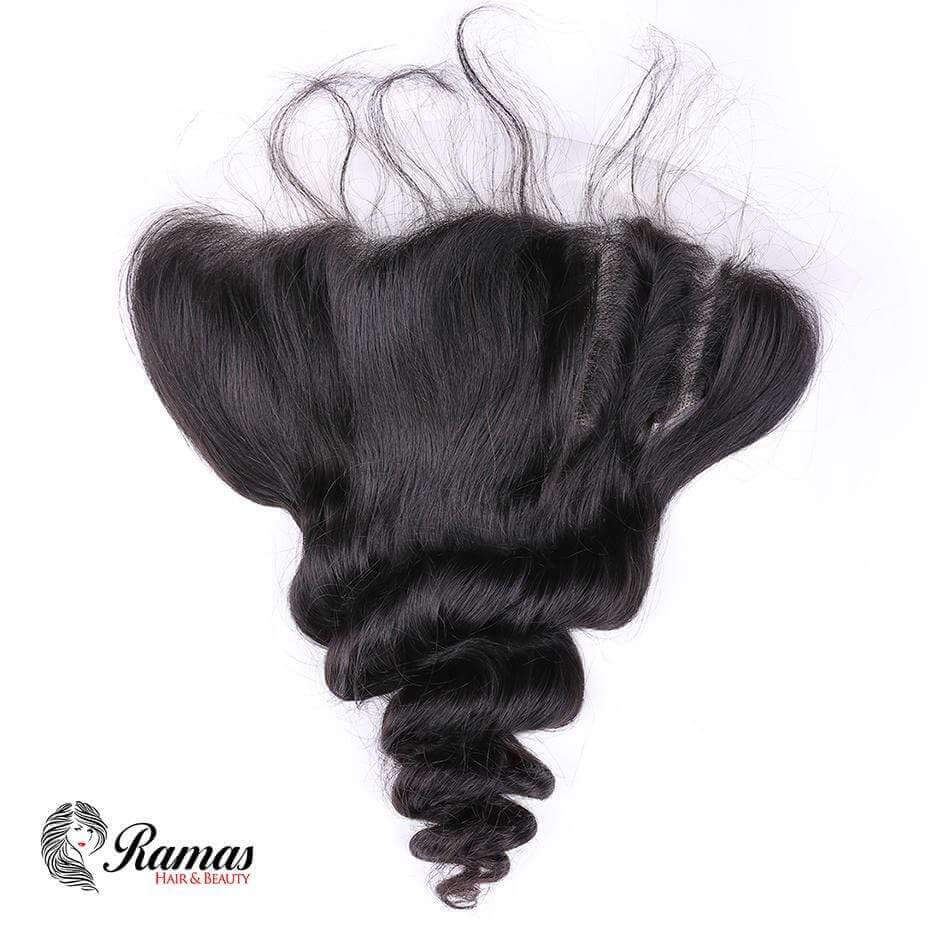 12A Frontal 13X4 Free Part Loose Wave Virgin Hair Extensions. - Ramas Hair And Beauty