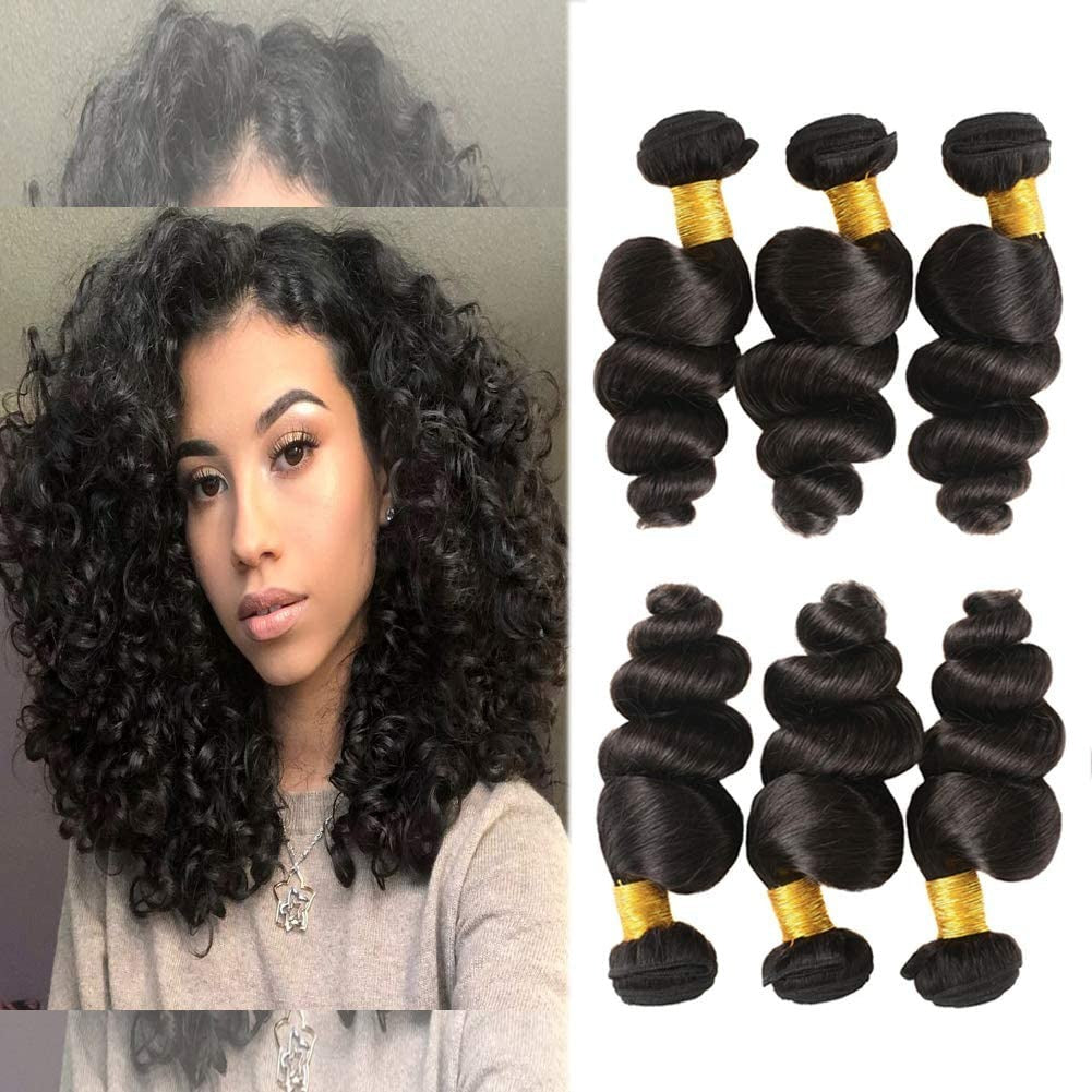 12A Loose Wave Virgin Human Hair Extensions. 1PC - Ramas Hair And Beauty