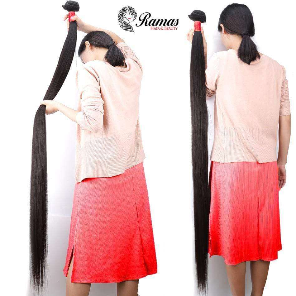 9A Straight Non Remy Human Hair Extensions. 1PC - Ramas Hair And Beauty
