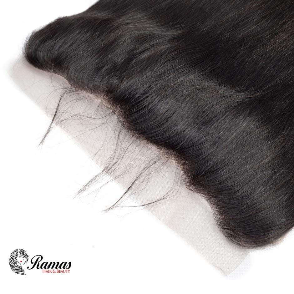 12A Frontal 13X4 Free Part Straight Virgin Human Hair Extensions - Ramas Hair And Beauty