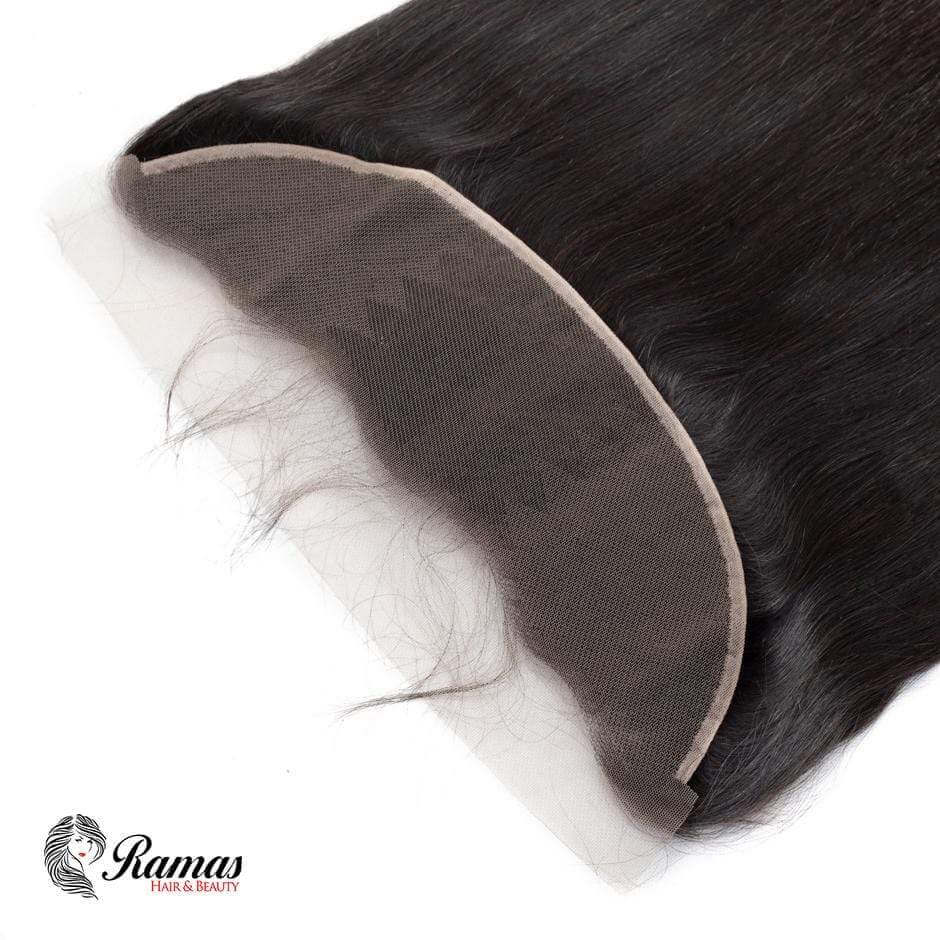 12A Frontal 13X4 Free Part Straight Virgin Human Hair Extensions - Ramas Hair And Beauty