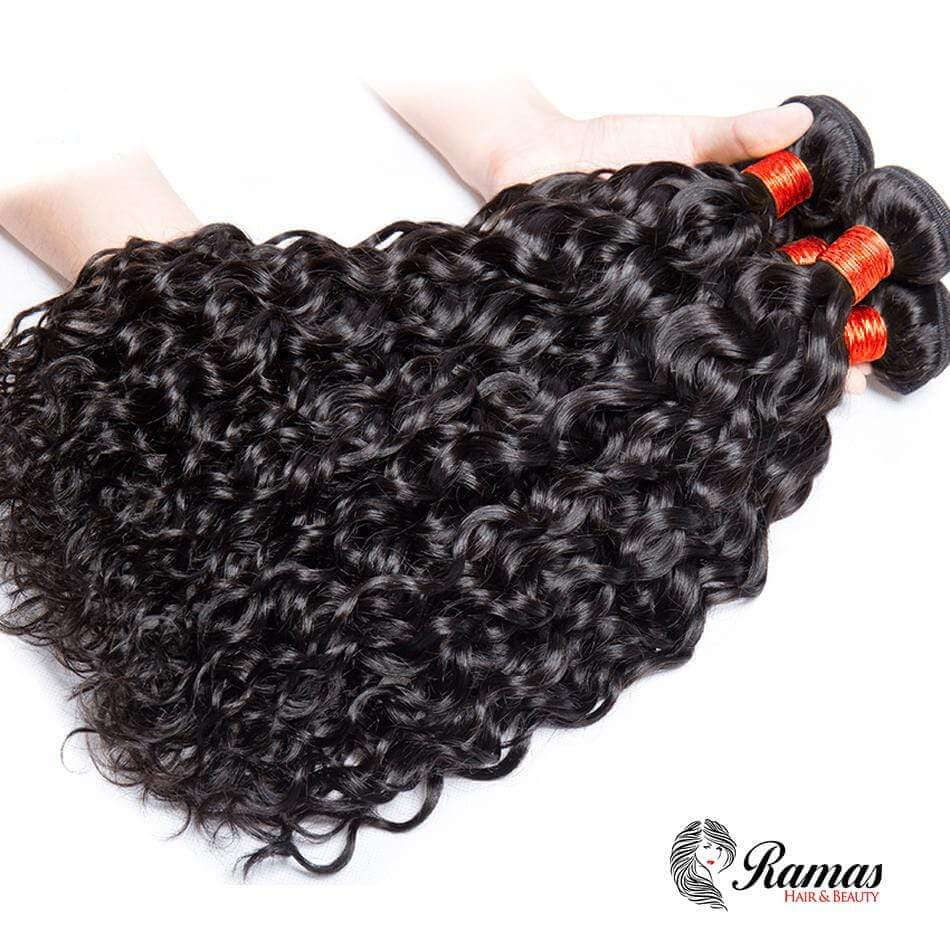 10A Water Wave Remy Human Hair Extensions. 1PC - Ramas Hair And Beauty