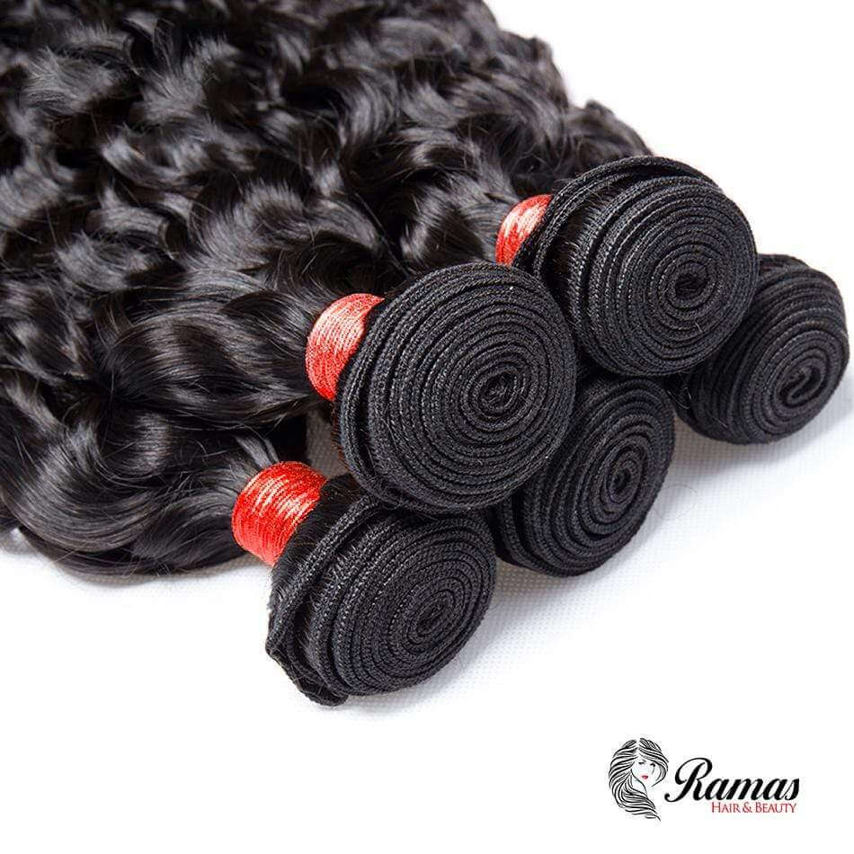 9A Water Wave Non Remy Human Hair Extensions. 1PC - Ramas Hair And Beauty