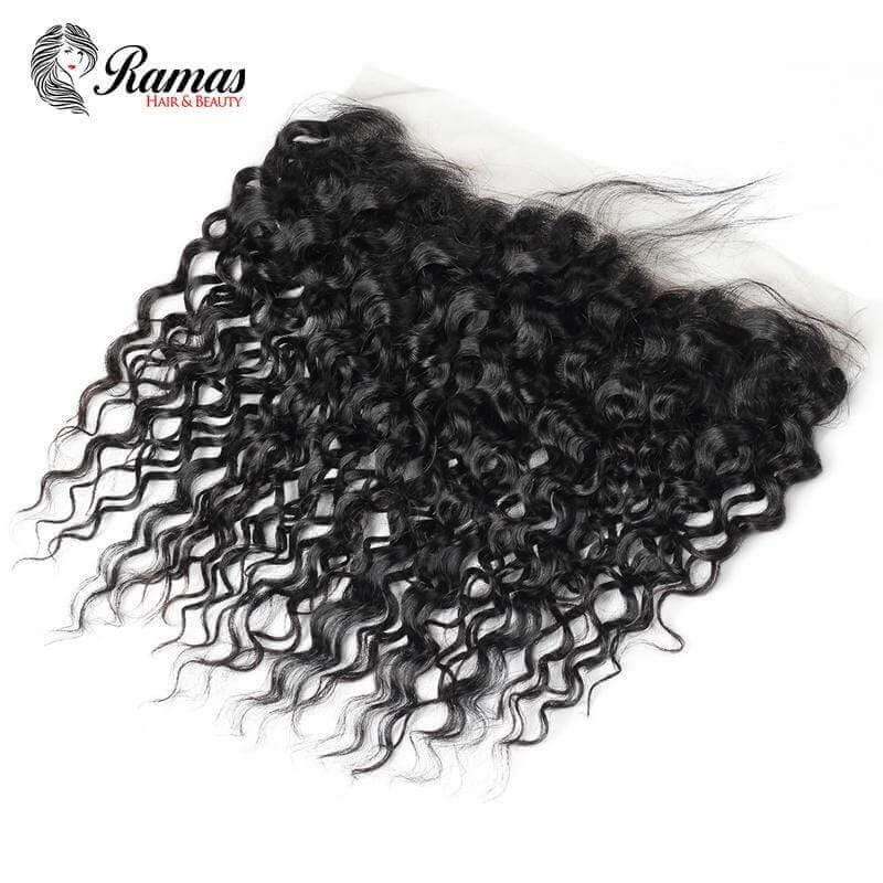 12A Frontal 13X4 Free Part Water Wave Virgin Hair Extensions - Ramas Hair And Beauty