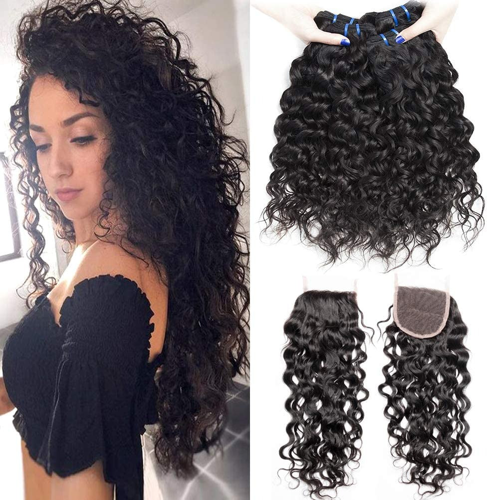 12A Water Wave Virgin Human Hair Extensions. 1PC - Ramas Hair And Beauty