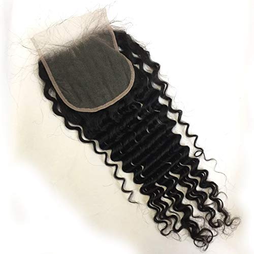 10A Closures Water Wave 5X5 Remy Human Hair Extensions Free Part