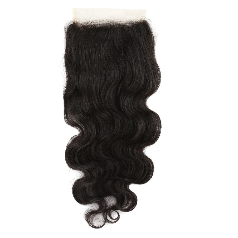 10A Closures Body Wave 5X5 Remy Human Hair Extensions Free Part