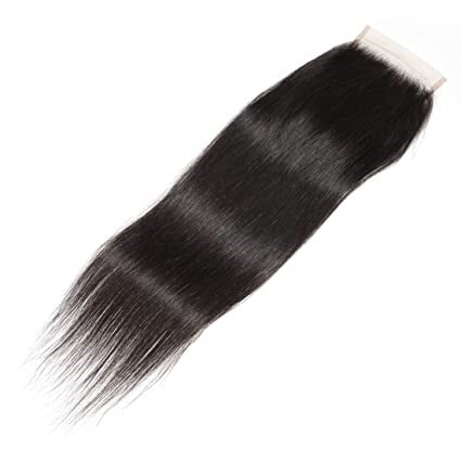 10A Closures Straight 5X5 Remy Human Hair Extensions Free Part
