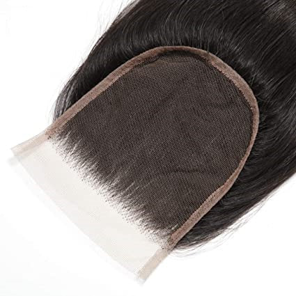 10A Closures Straight 5X5 Remy Human Hair Extensions Free Part
