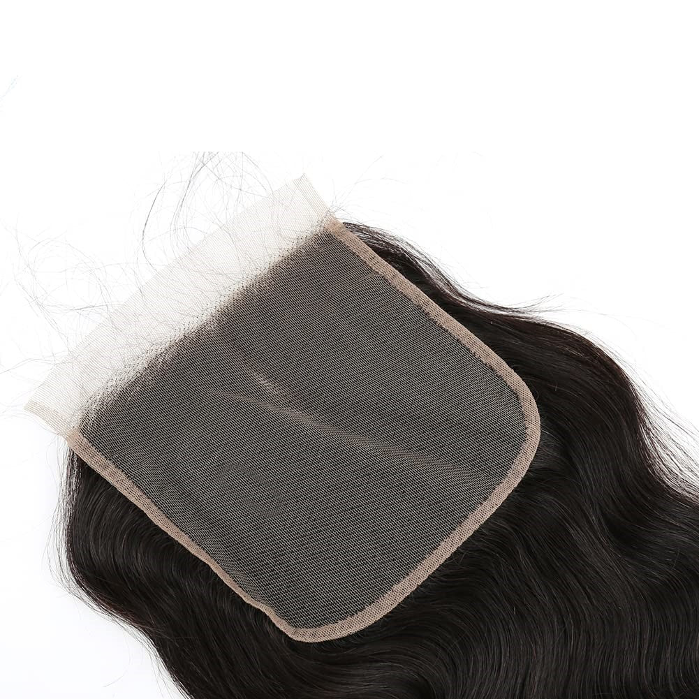 10A Closures Body Wave 5X5 Remy Human Hair Extensions Free Part