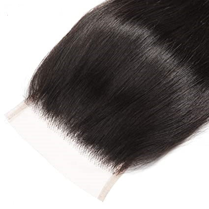 10A Closures Straight 5X5 Remy Human Hair Extensions Free Part