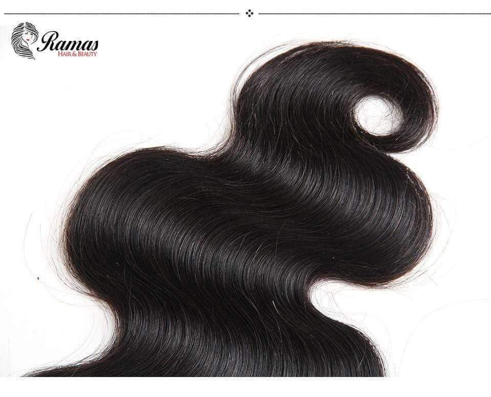 12A Closure 4X4 Free Part Body Wave Virgin Hair Extensions. - Ramas Hair And Beauty