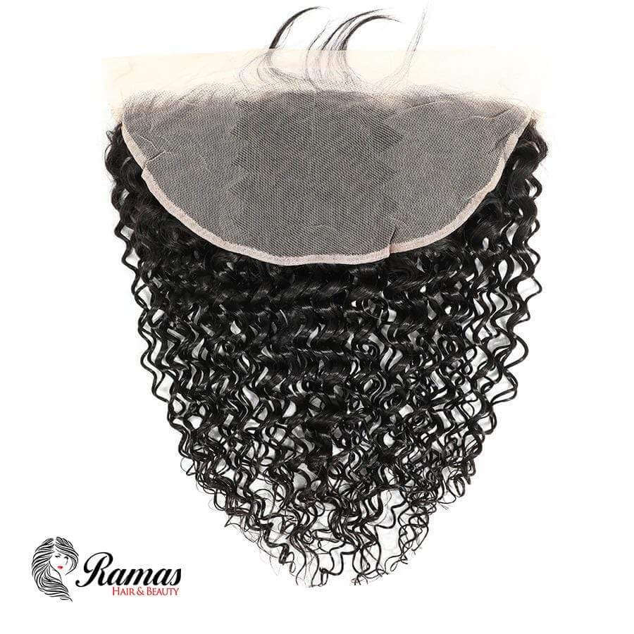 12A Frontal 13X4 Free Part Deep Wave Virgin Hair Extensions. - Ramas Hair And Beauty
