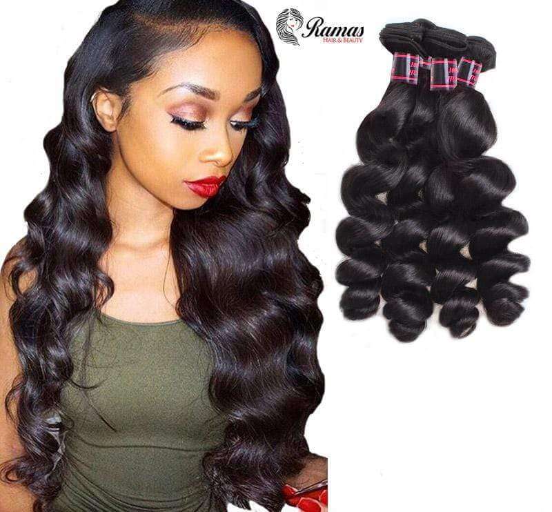 12A Loose Wave Virgin Human Hair Extensions. 1PC - Ramas Hair And Beauty