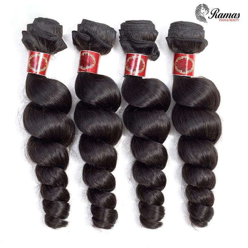 12A Loose Wave Virgin Human Hair Extensions. 1PC - Ramas Hair And Beauty