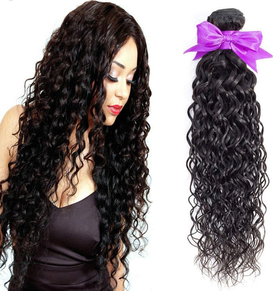 9A Water Wave Non Remy Human Hair Extensions. 1PC - Ramas Hair And Beauty