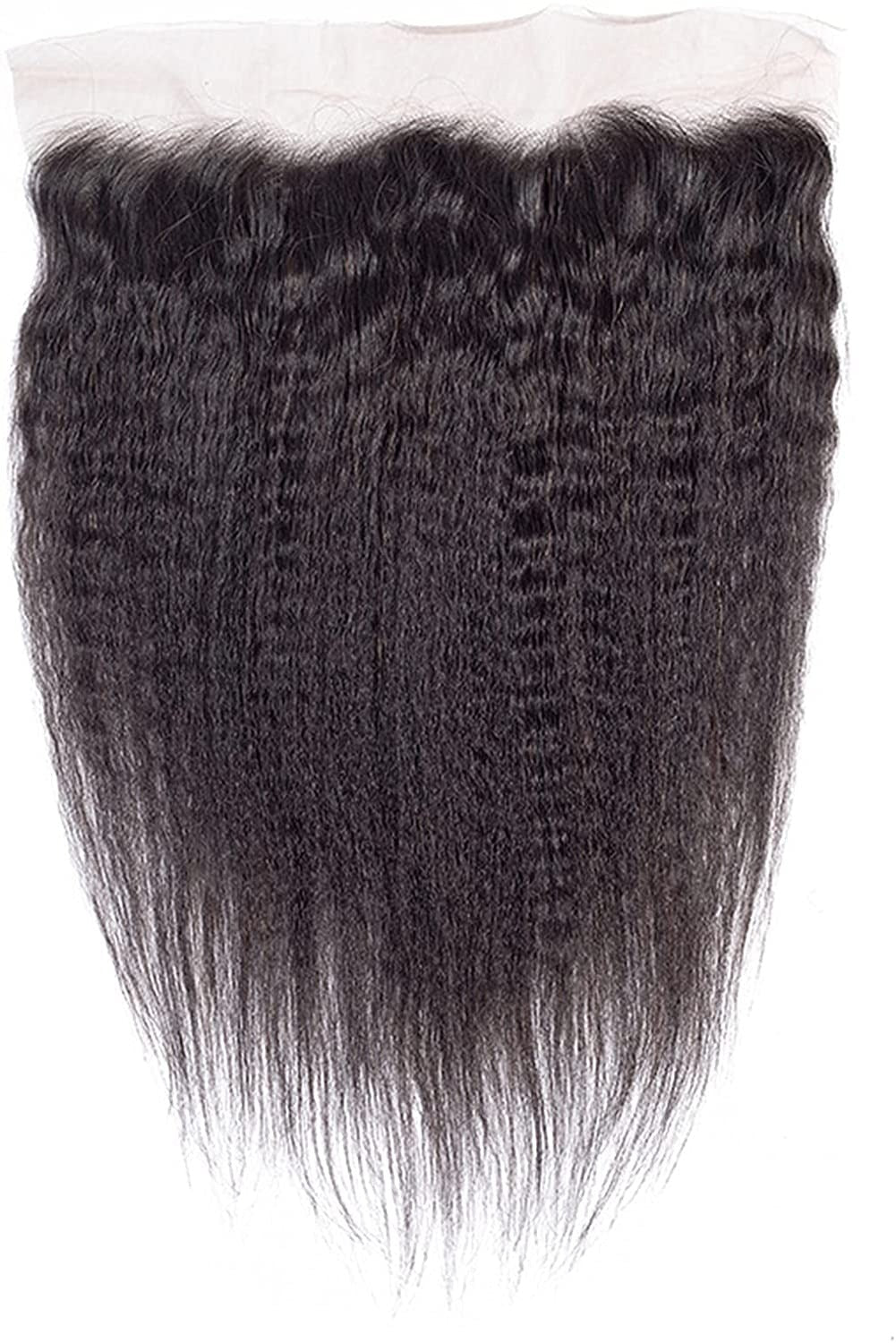 12A Frontal 13X4 Free Part Kinky Straight Virgin Hair Extensions. - Ramas Hair And Beauty