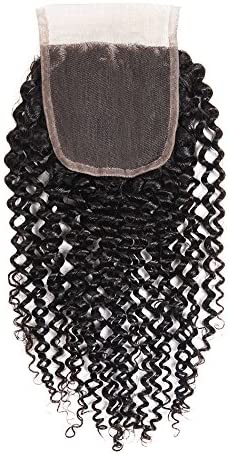 10A Closure 4X4 Free Part Kinky Curl Remy Hair Extensions - Ramas Hair And Beauty