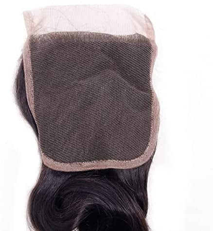 10A Closure 4X4 Free Part Loose Wave Remy Hair Extensions. - Ramas Hair And Beauty