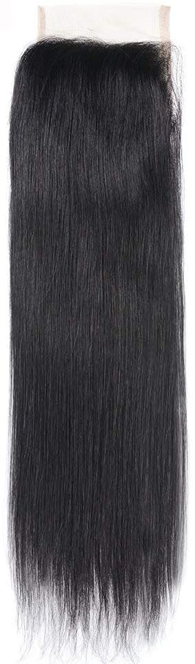 12A Closure 4X4 Free Part Straight Virgin Hair Extensions. - Ramas Hair And Beauty
