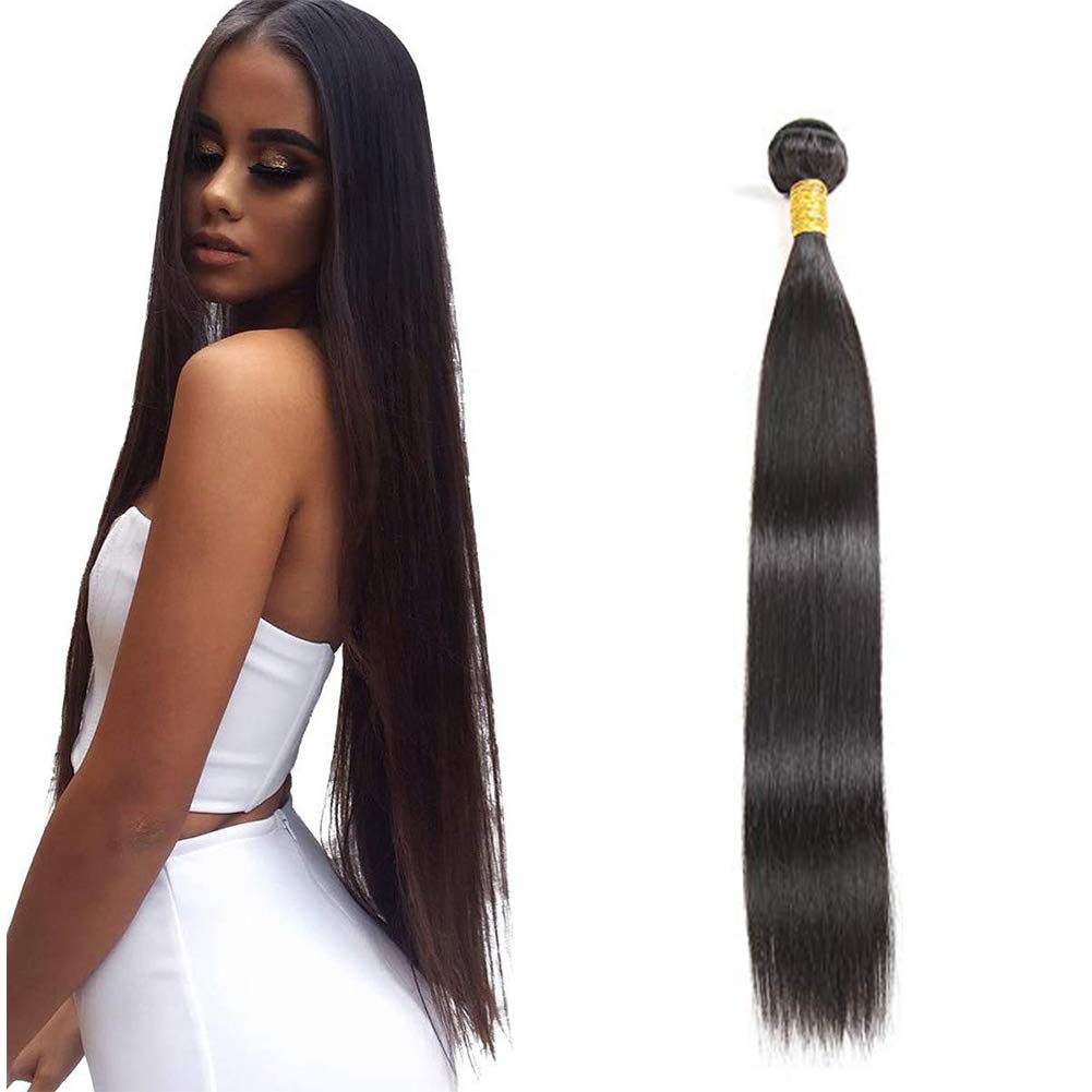 9A Straight Non Remy Human Hair Extensions. 1PC - Ramas Hair And Beauty
