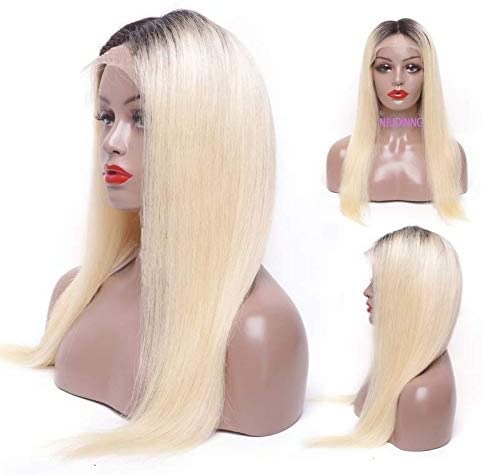 13X4 Wig Lace Fontal Straight Human Hair 150% Density T1B/613 - Ramas Hair And Beauty
