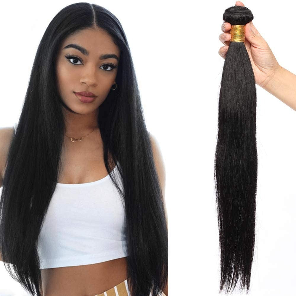 12A Straight Virgin Human Hair Extensions. 1PC - Ramas Hair And Beauty